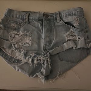 one teaspoon bandit denim shorts, size:26